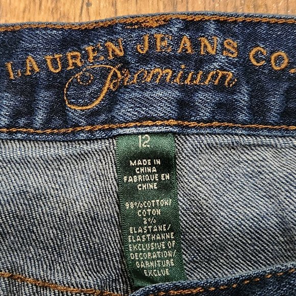 LAUREN JEANS CO. Contemporary Boot Cut Women's Jeans - Sz 12 - Picture 6 of 7